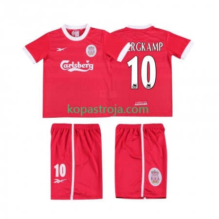 Billiga Fotbollströjor Liverpool BERGKAMP 10 LWP Retro Barn Hemma tröja 1997 1998 Kortärmad